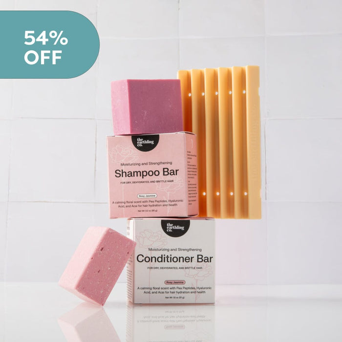 Shampoo and Conditioner for Moisture & Strength. 