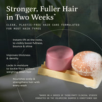 
            Shampoo and Conditioner for Thickness & Volume + Includes Free Soap Dish