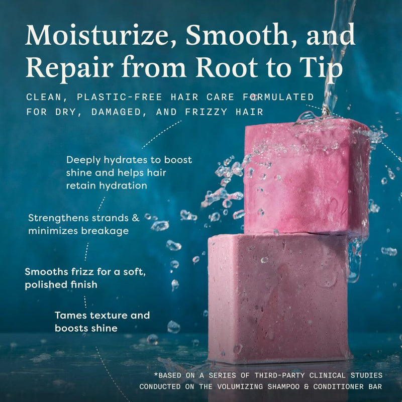 Shampoo and Conditioner for Moisture & Strength